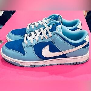 Blue Nike Low Dunks